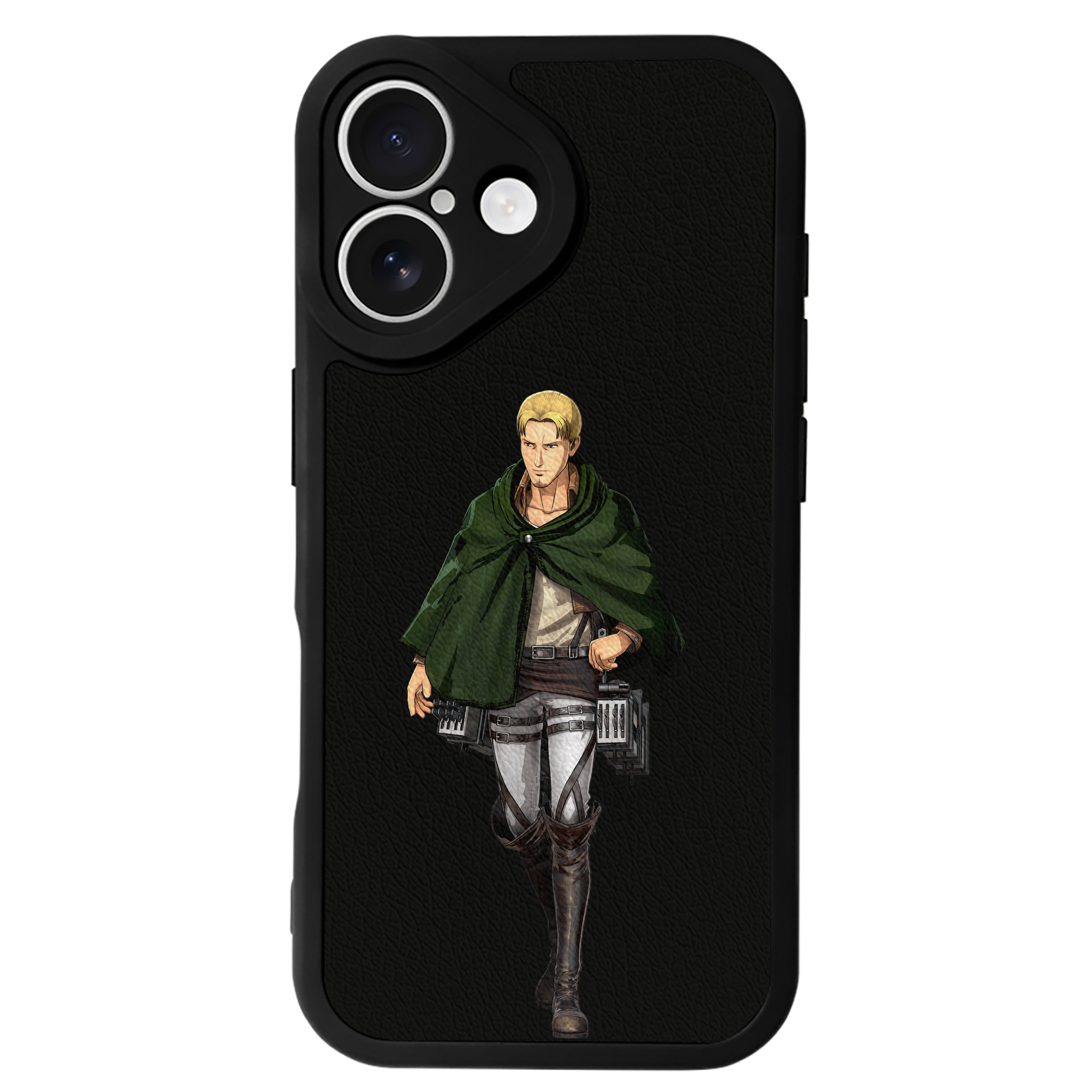 （画像用） 進撃の巨人 Attack on Titan 【iPhone 16シリーズ対応】シリコンスマホケース（レザー調） 材質：シリコン